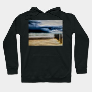 Approaching Storm at the Beach Hoodie